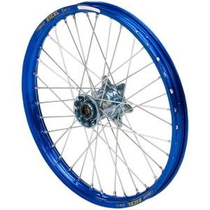 WHEEL ASSEMBLY ELITE MX-EN FRONT 1.60"x21" ALUMINIUM BLUE