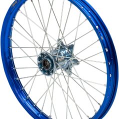 WHEEL ASSEMBLY ELITE MX-EN FRONT 1.60"x21" ALUMINIUM BLUE