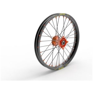 WHEEL ASSEMBLY ELITE MX-EN FRONT 1.40"x17" ORANGE