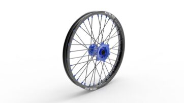 WHEEL ASSEMBLY SPORT MX FRONT ALUMINIUM 1.60" X 21" BLACK