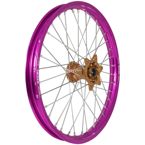 Framhjul Team Replica   21X1.60 Lila/guld - Yamaha YZ/F 14-25