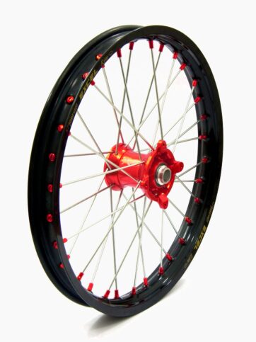 WHEEL ASSEMBLY ELITE MX-EN 1.60"x21" ALUMINUM RED