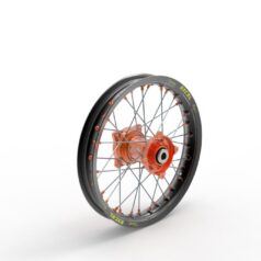 WHEEL ASSEMBLY ELITE MC 1.85"x16" ALUMINUM ORANGE