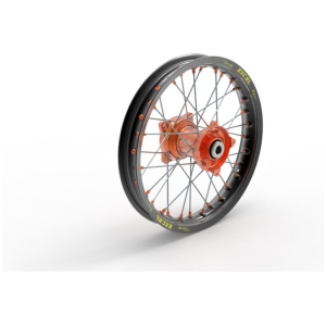 WHEEL ASSEMBLY ELITE MC 1.85"x16" ALUMINUM ORANGE