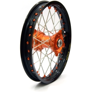 WHEEL ASSEMBLY ELITE MX 1.85"x19" ALUMINUM ORANGE