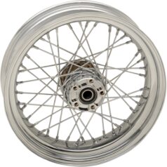 REAR 40 SPOKE 17" x 4.5" CHROME - Dyna 12-17