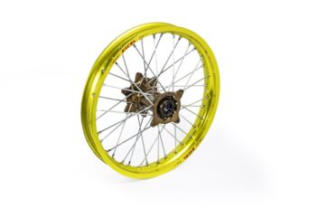 WHEEL ASSEMBLY ELITE MX-EN REAR 2.15"x19" ALUMINIUM YELLOW | DARK BRONZE - Bild 3