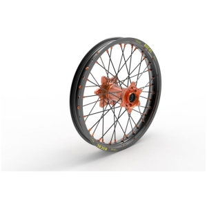 WHEEL ASSEMBLY ELITE MX-EN REAR 2.15"x18" ALUMINIUM ORANGE
