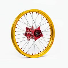 WHEEL ASSEMBLY ELITE MX-EN REAR 2.15"x19" ALUMINIUM RED | GOLD