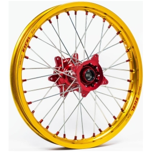 WHEEL ASSEMBLY ELITE MX-EN REAR 2.15"x19" ALUMINIUM RED | GOLD