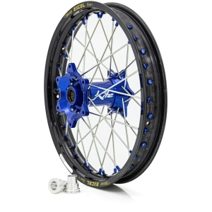 WHEEL ASSEMBLY ELITE MX-EN REAR 2.15"x18" ALUMINIUM BLUE