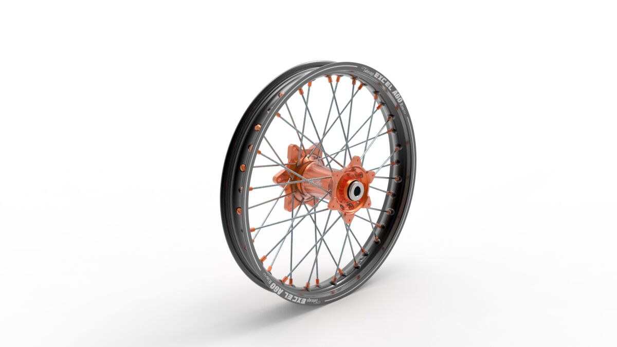 Bakhjul  Elite 19X1.85 (A60)Orange  - Ktm / HVA /GasGas   23-25