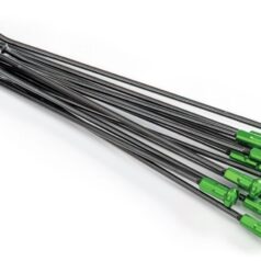 SPOKES & NIPPLES 21" FRONT ALUMINIUM REPLACEMENT KIT BLACK | GREEN