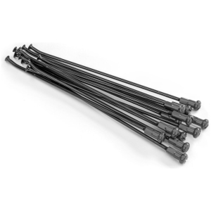 SPOKES & NIPPLES 21" FRONT ALUMINIUM REPLACEMENT KIT BLACK | SILVER