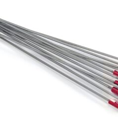 Spokes & Nipples Kit 18" Rear Alumium Silver|Red
