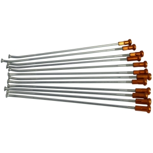SPOKE KIT FR 14 SIL/OR