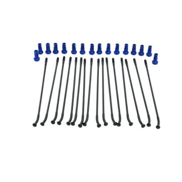 SPOKE KIT FR 17 BK/BL