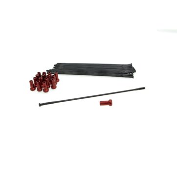 SPOKE KIT FR 19 BK/RD