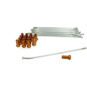 SPOKE KIT RR 16 SIL/OR