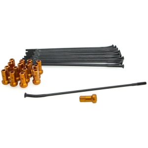 SPOKE KIT RR 16 BK/OR