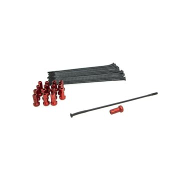 SPOKE KIT RR 16 BK/RD