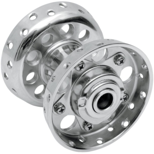 STAR HUB FRONT/REAR WITH TIMKEN-STYLE BEARINGS CHROME
