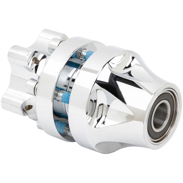 HUB FRONT SINGLE DISC krom- Touring 08-24 (ej ABS)