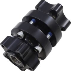 HUB FRONT DUAL DISC Svart -Touring 00-07