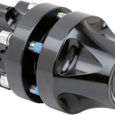 HUB FRONT SINGLE DISC Svart - Softail 08-24