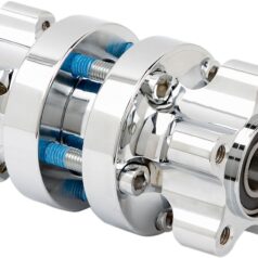 WHEEL HUB REAR  CHROME - Dyna 08-17