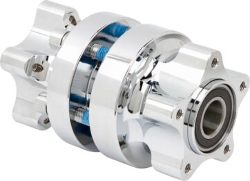 FRONT HUB KIT CHROME M8 SOFTAI