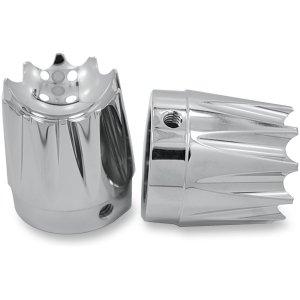 AXLE NUT COVER EXCALIBUR CHROME 1"