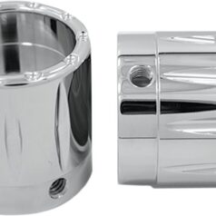 AXLE NUT COVER RIVAL CHROME 1"