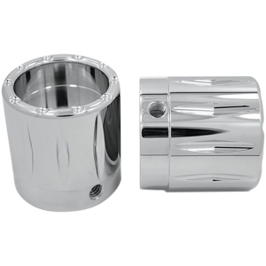 AXLE NUT COVER RIVAL CHROME 1"