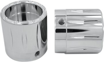 AXLE NUT COVER RIVAL CHROME 1"