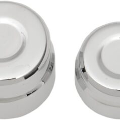 BILLET CAP AXLE CHROME REAR