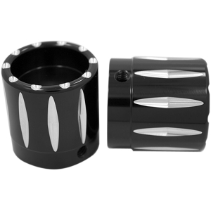 AXLE NUT COVER RIVAL BLACK