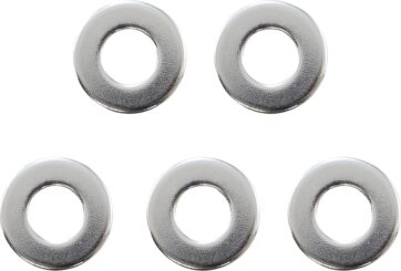 Washer - Axle - Chrome - 5 pack