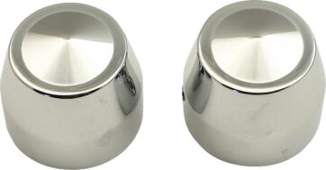 CAPS AXLE ELITE CHR 25MM