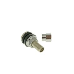 TIRE VALVE TUBELESS STRAIGHT SHORT METAL