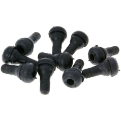 TIRE VALVE TUBELESS STRAIGHT SHORT 10PCS SET