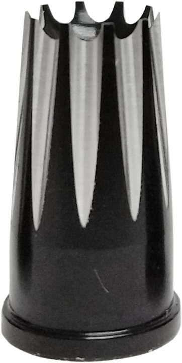 VALVE STEM CAP EXCALIBUR BLACK/NATURAL
