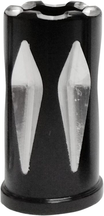 VALVE STEM CAP RIVAL BLACK/NATURAL