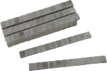 K&L-SUPPLY, WEEL WEIGHTS, STICK ON, 0,25OZ, CHROME, 36 PIECES