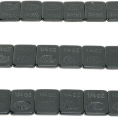 K&L-SUPPLY, WEEL WEIGHTS, STICK ON, 0,25OZ, BLACK, 36 PIECES