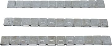 K&L-SUPPLY, WEEL WEIGHTS, STICK ON, 0,25OZ, CHROME, 36 PIECES