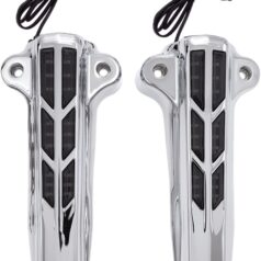 FORK LOWER LEG COVERS LIGHTED CHROME