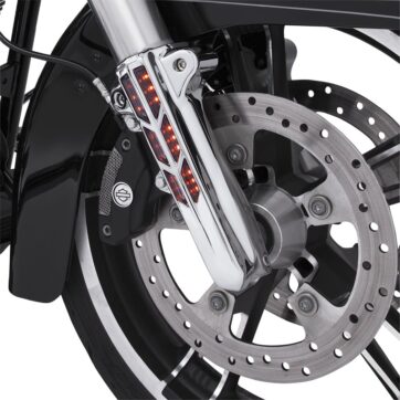 FORK LOWER LEG COVERS LIGHTED CHROME - Bild 2