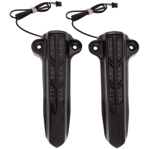 FORK LOWER LEG COVERS LIGHTED BLACK