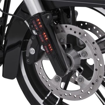 FORK LOWER LEG COVERS LIGHTED BLACK - Bild 2